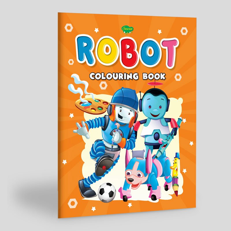 Robot Colouring Book